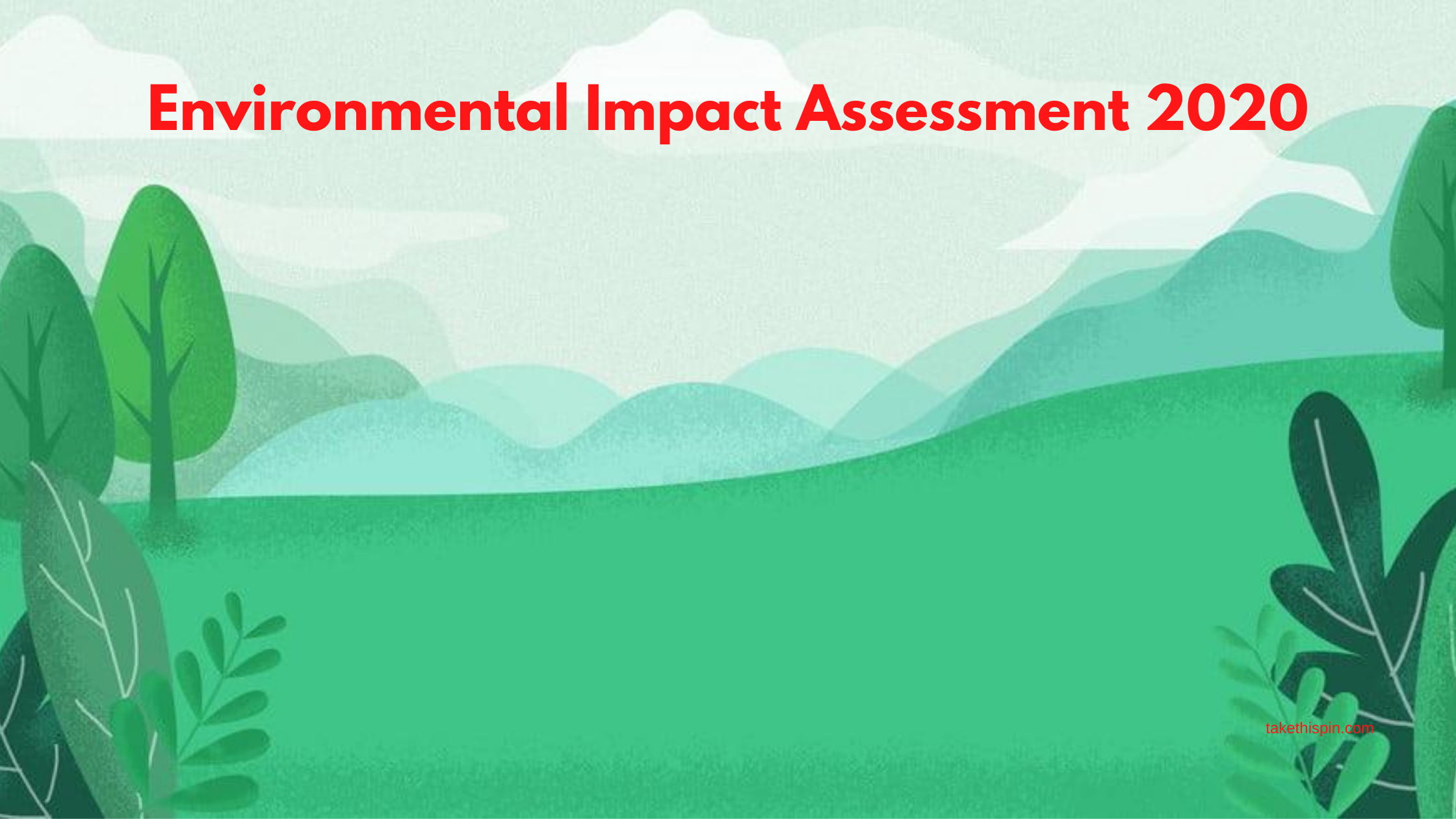 EIA 2020 - Environmental Impact Assessment