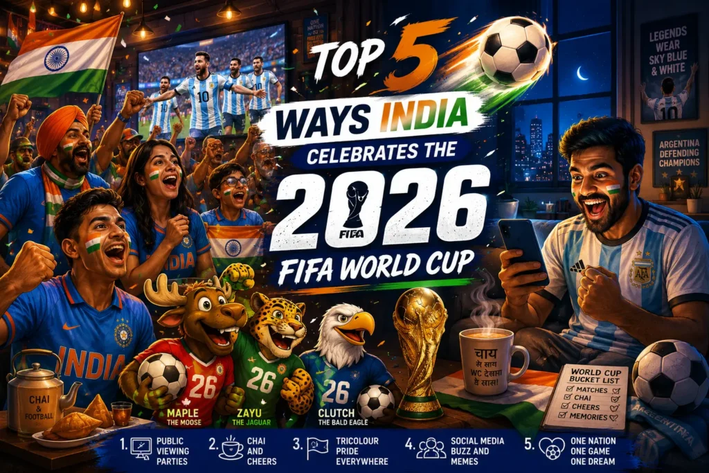 How India Celebrates the 2026 FIFA World Cup: 5 Ways Fans Watch & Celebrate 2026 FIFA World Cup