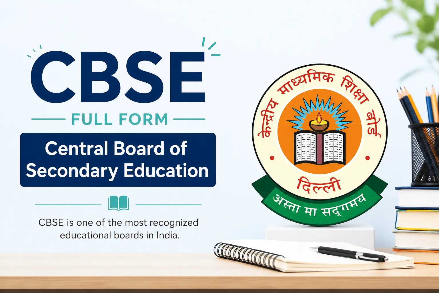 CBSE Full Form: Meaning, History, Functions, and Importance CBSE Full Form