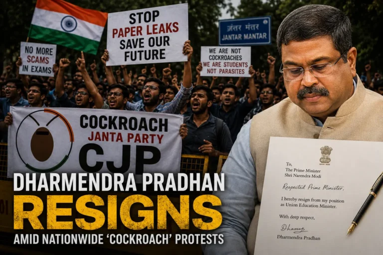 Dharmendra Pradhan Resigns as India's Education Minister Amid Nationwide 'Cockroach' Protests Dharmendra Pradhan Resigns